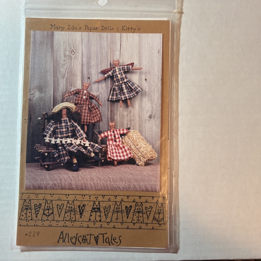 Vintage 1997 Alley at Tales Doll Patterns
